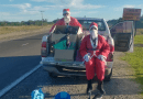 Curuzú Cuatiá (Corrientes): Policías vestidos de Papa Noel entregaron regalos a niños