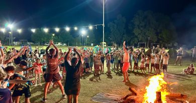 Maciá (ER): La Colonia de vacaciones finalizó las actividades con un campamento