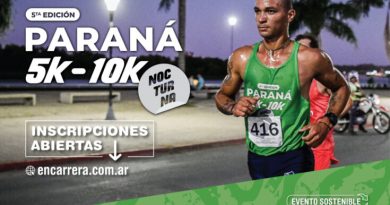 Paraná (ER): Abren inscripciones para participar de la 5ª Edición de la Carrera Nocturna