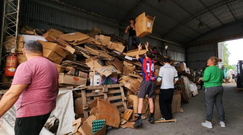 Villa Elisa (ER): Estudiantes reunieron toneladas de materiales reciclables