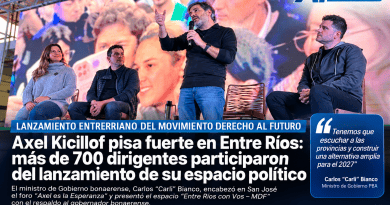 Kicillof pisa fuerte en Entre Ríos: Más de 700 dirigentes participaron del lanzamiento del MDF