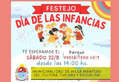 Villa Mantero (ER): Gran celebración por el Día de las Infancias