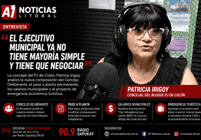 Patricia Irigoy: “El Ejecutivo municipal ya no tiene mayoría simple y tiene que negociar”