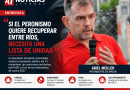 Ariel Müller: “Si el peronismo quiere recuperar Entre Ríos, necesita una lista de unidad”