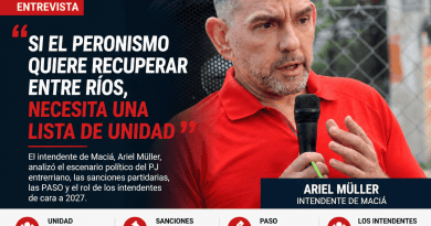 Ariel Müller: “Si el peronismo quiere recuperar Entre Ríos, necesita una lista de unidad”