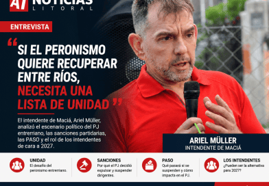 Ariel Müller: “Si el peronismo quiere recuperar Entre Ríos, necesita una lista de unidad”