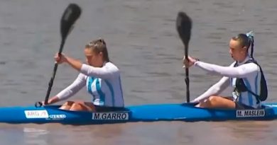 Gualeguaychú (ER): En el Mundial de Canotaje lograron el título en K2 la dupla Maslein – Garro