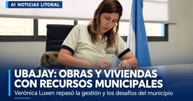 Verónica Luxen confirmó que “Ubajay avanza con viviendas y prepara servicios para 40 lotes”