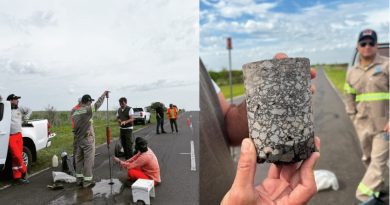 Colonia Elía (ER): Vialidad Provincial realiza estudios técnicos para reparar el acceso asfaltado