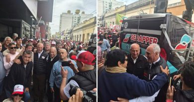 Paraná (ER): Daniel Rossi estuvo presente en el acto multitudinario de SEDAPPER